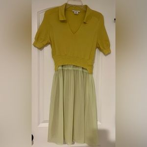 Carven Mini Yellow dress. Very good condition. Size large.